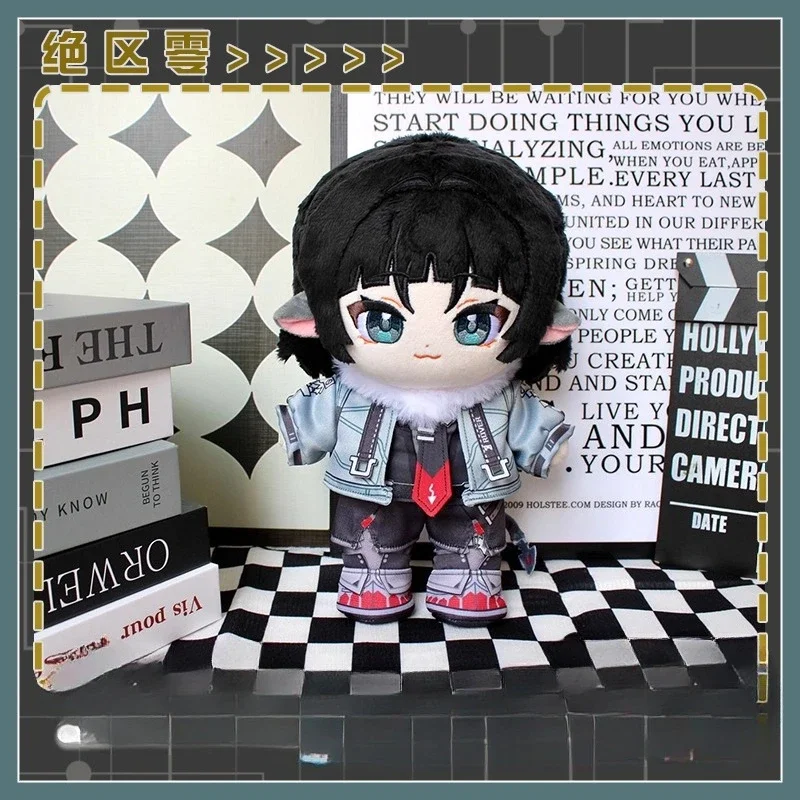 Juego Zenless Zone Zero Jane Doe Kawaii, muñeco  algodón con ropa, vestido  Anime, peluches suaves, figuras  juguete, regalo seg