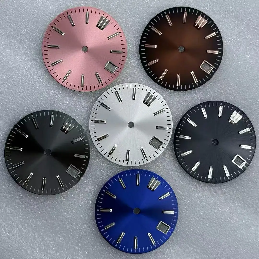 

New trapezoidal dial Modified literal no logo Blank dial 28.5mm Compatible with NH35 movement Watch accessories