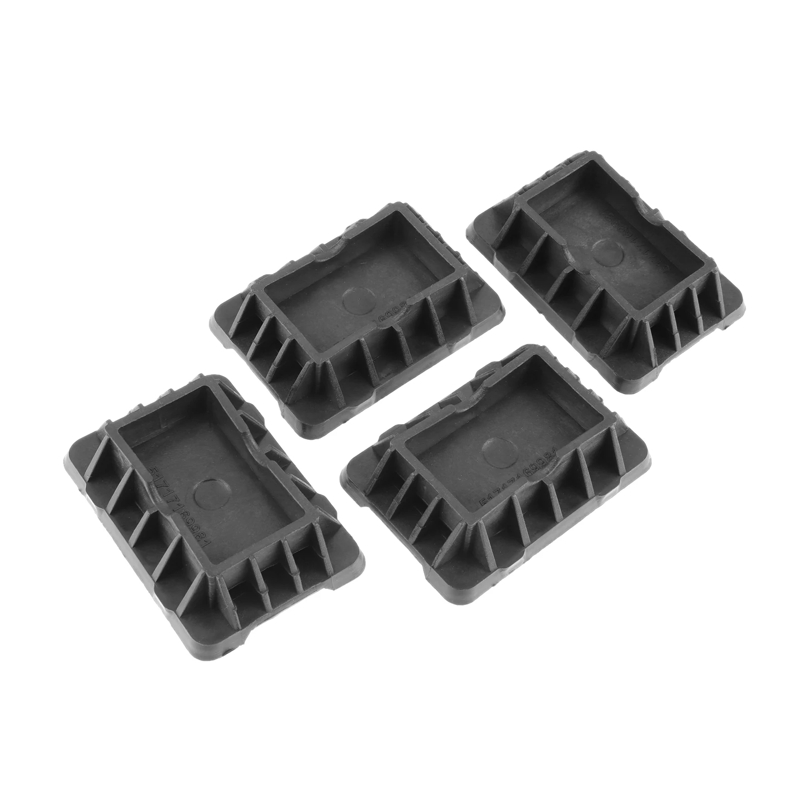 

4pcs Car Jack Pad Under Car Support Pad Replaces 51717169981 For BMW 1/3/4/6 Series For Mini F56/F55/F57 Cooper Auto Accessories