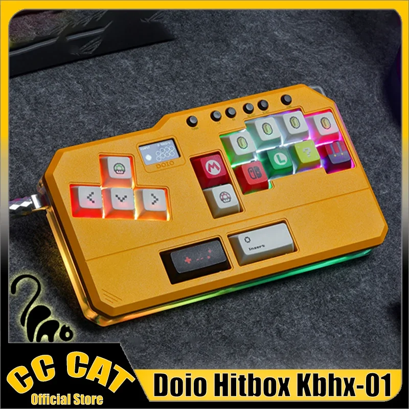 Imagem -01 - Doio-hitbox Kbhx01 Teclado Mini Jogo 16 Teclas com Fio Alumínio Alloy Gaming Keyboard Hot Swap Suporte Personalizado Ps4 Ps5 Switch Gift doio hitbox kbhx01 teclado mini jogo 16 teclas com fio aluminio alloy gaming keyboard hot swap suporte personalizado ps4 ps5 switch gift 01