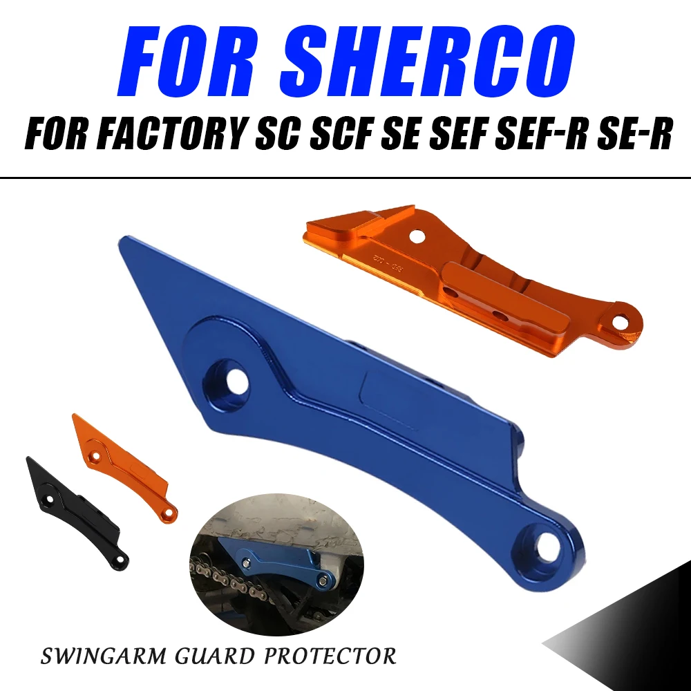 For Sherco Factory SC SCF SE SEF SEF-R SE-R 125 250 300 450 500 SEF300 Accessories Swingarm Guard Chain Guide Cover Protector