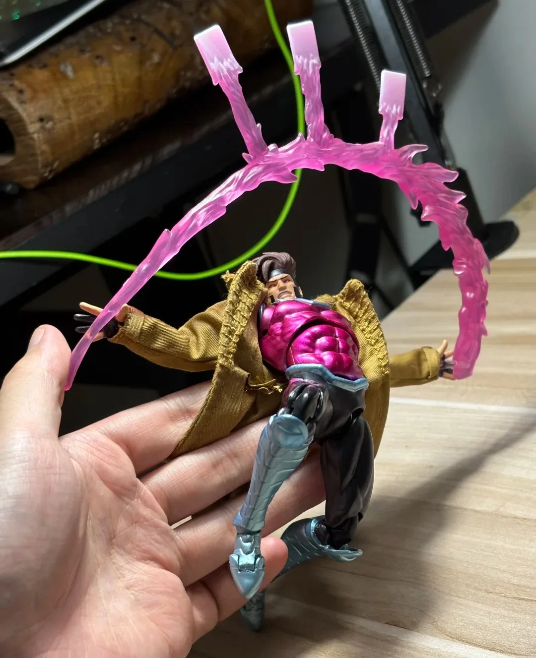 In stock Ct Toys Gambit Figure Mafex 131 X-Men Wolverine SHF Anime Action Figure Statue Collection Model  Gifts Kids Toys view 2