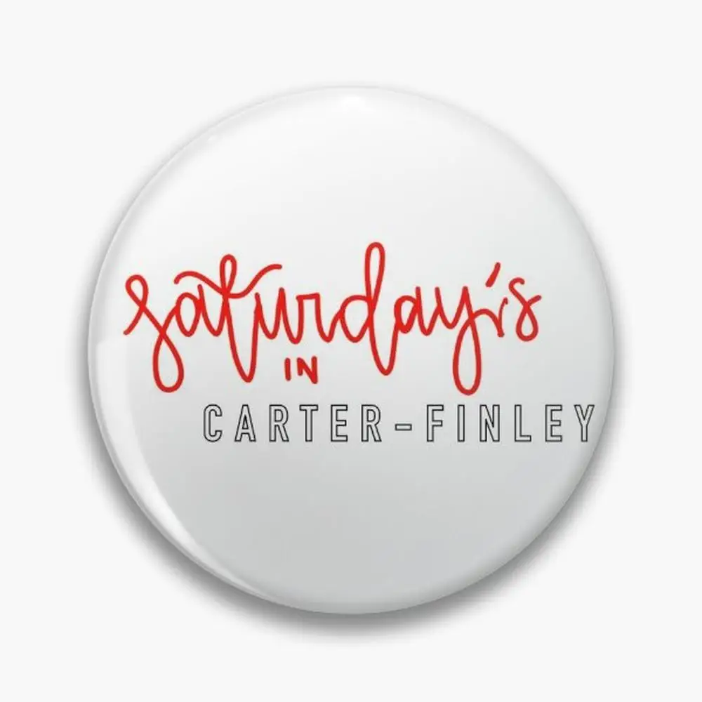 Saturday’s in Carter-Finley Pin Buttons Brooches  Jewelry Accessory Customize Brooch Fashion Lapel Badges