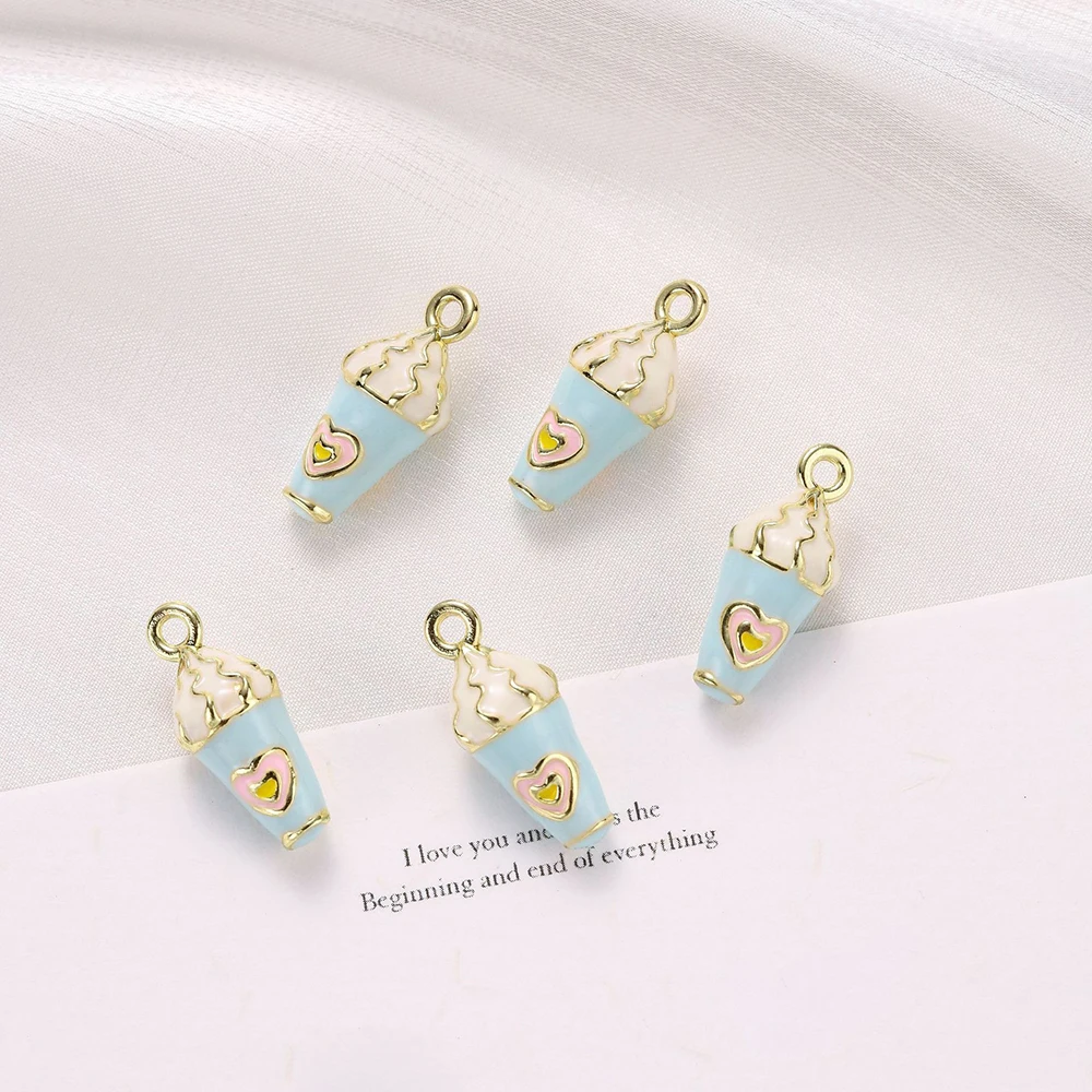 30pcs DIY Mix Alloy Oil-drop Cone Owl Shaped Pendant Jewelry Accessories Bracelet Earrings