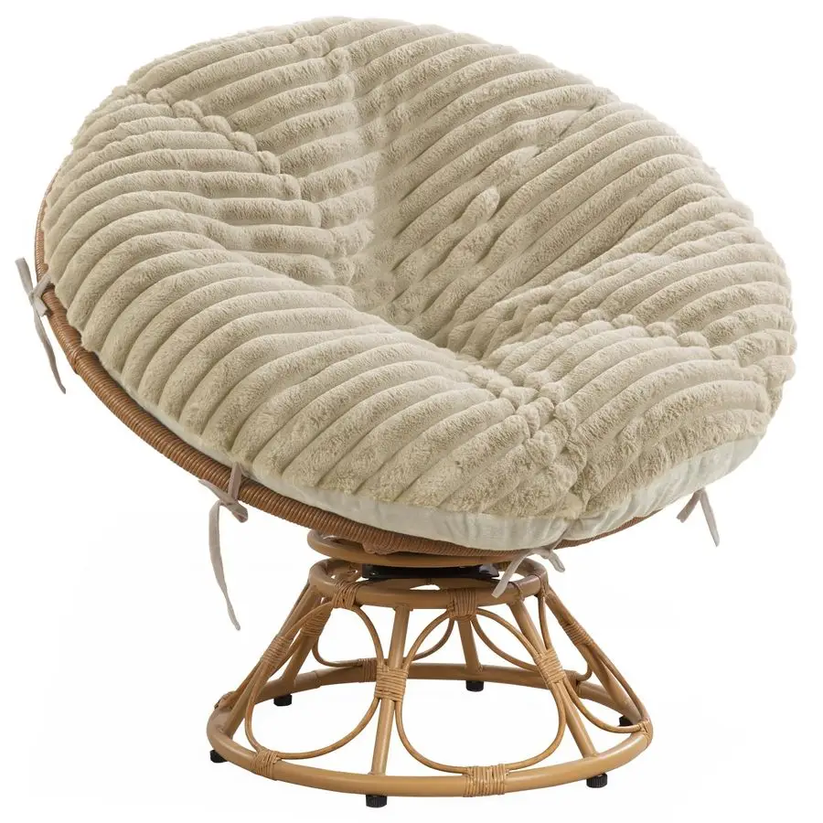 

Пушистый чехол для подушки кресла Папасан, плюшевый чехол из искусственного меха (ТОЛЬКО ЧЕХОЛ), без подушки, съемный мягкий чехол для подушки Папасан