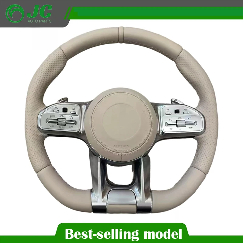 

Sports Racing Steering Wheel for Mercedes-Benz C E S CLA GLA GLC GLE GLS W205 W213 W222 W177 AMG W205 W213 (Customizable)