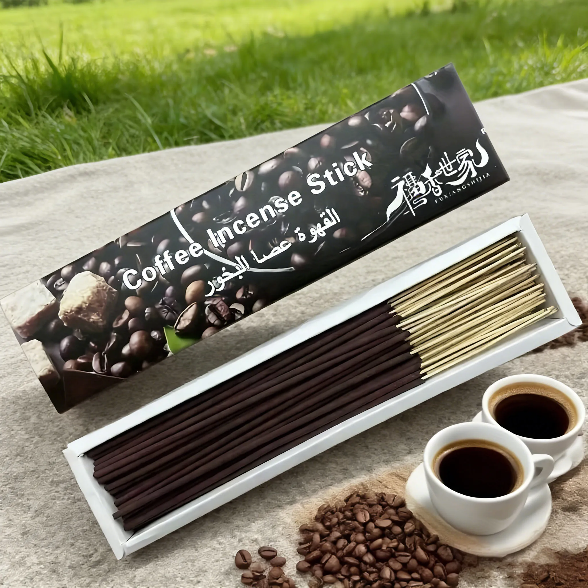 Varillas aromáticas de café con aroma a leche, 25/125/225/325/425, varillas aromáticas de café naturales de alta calidad, adecuadas para purificación de aire en el hogar, relajación aromática, yoga, oficina, sala de té, elección perfecta para el festival 