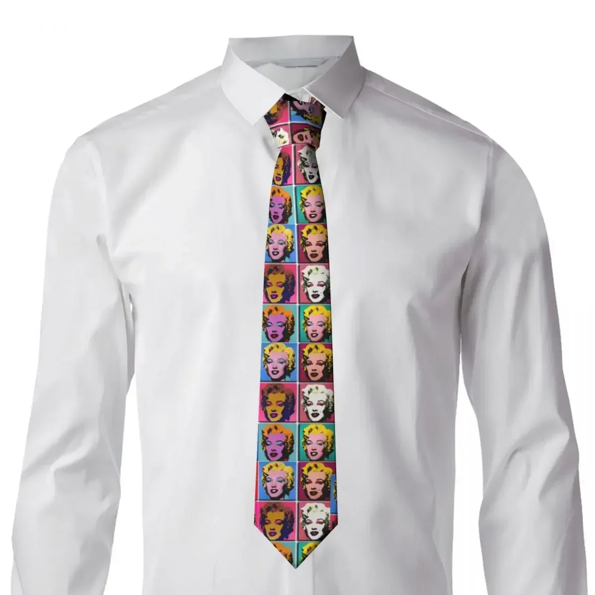 Marilyn Abstract Art Tie Pop  Leisure Neck s Men Cool Fashion Necktie Accessories Great Quality Custom Collar 