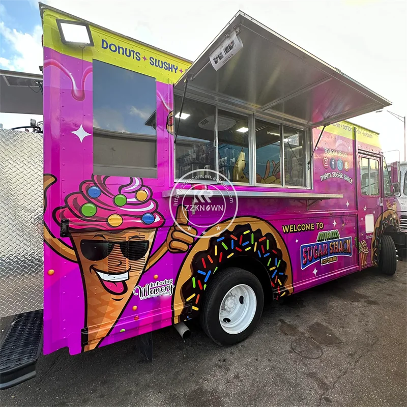 

2025 Concession Trailer Modern Mobile Kitchens Food Trailer caravan Trailer Street Restaurant catering Food Truck For USA