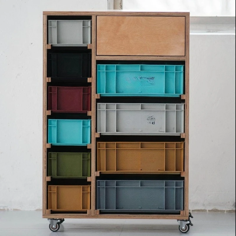 Industrial wind removable storage cabinet Office cabinet Coffee shop storage cabinet