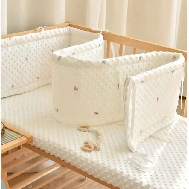 

65CM/120CM/140CM/200CM Bed Bumper Infant Cradle Pillow Bumper Protector Room Decor Tresse Tour De Lit Bebe Free Shiping