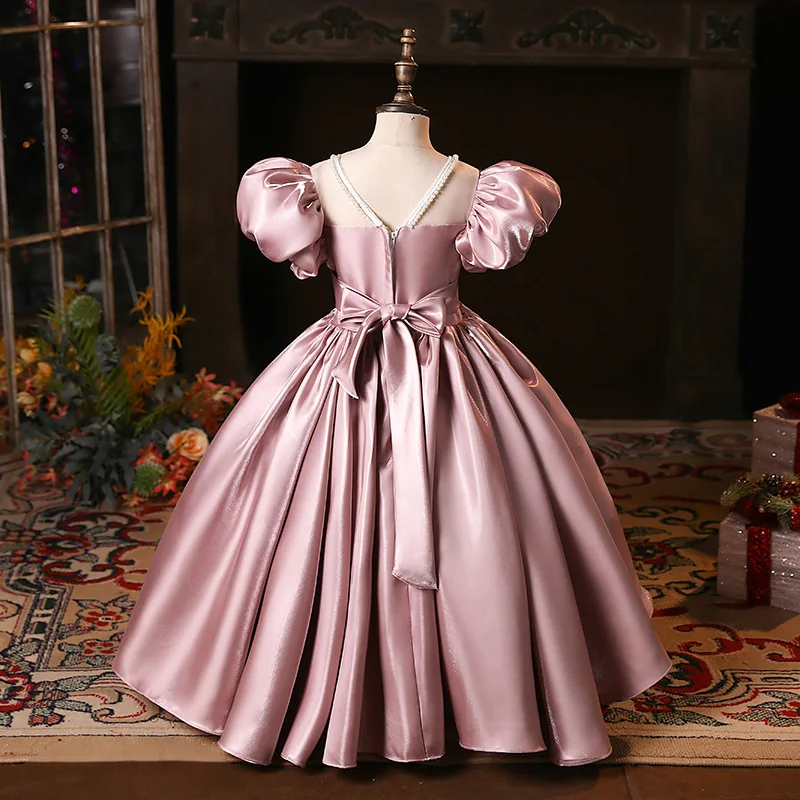 

Flower Girl Wedding Dress for Girls, Children's Birthday Dress, Princess Dress, Evening Host Piano Performance Dress, Wholesale