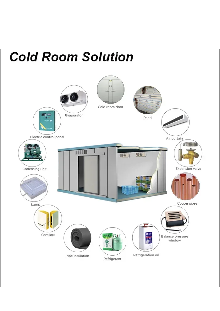 Freezer Room With Monoblock Condensing Unit Small Size Cold Storage Room Price Refrigerated Cold