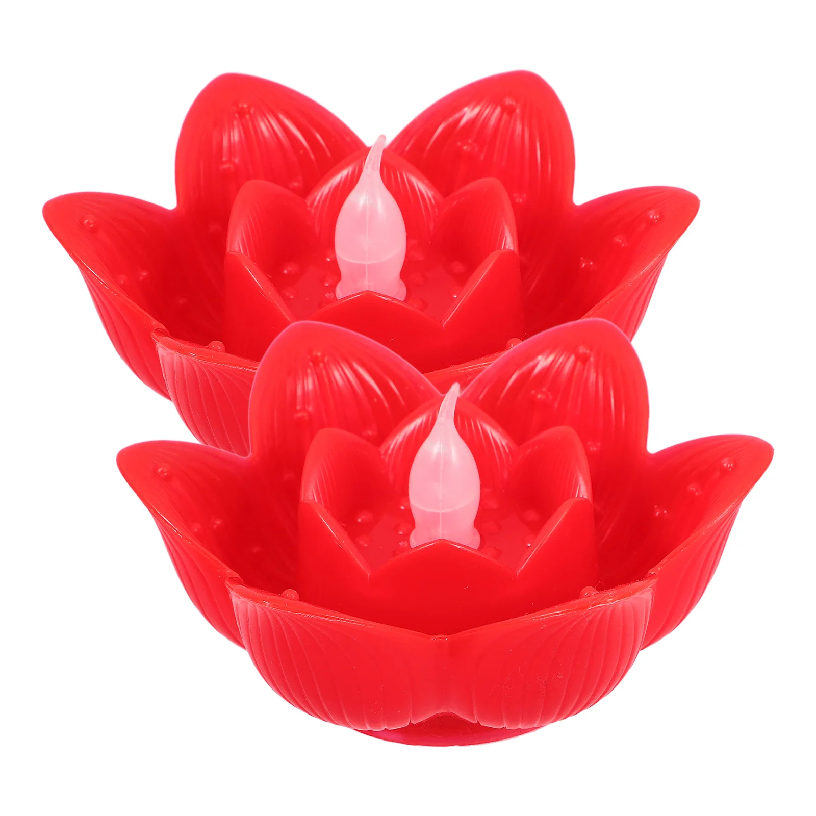 

1Pcs LED Electronic Lotus Light Small Size Floating Flameless Lamp Realistic Flickering for Wedding Party Festival
