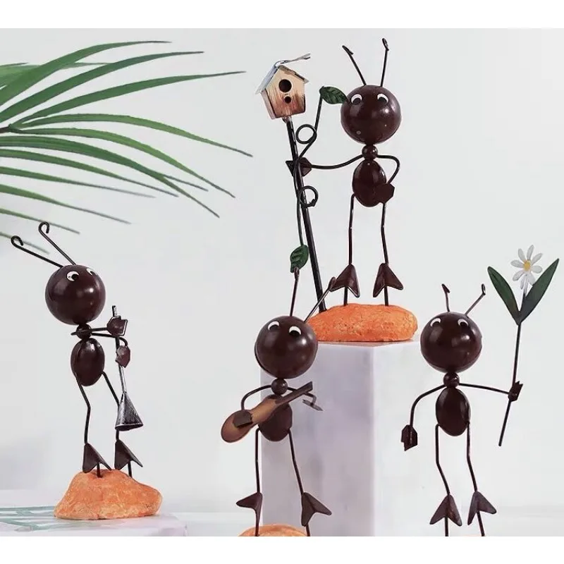 Metal Crafts Metal Ornaments  Ant Iron Crafts Craft Gifts Garden Decoration Simulation Animal Decoration Products Iron Materials