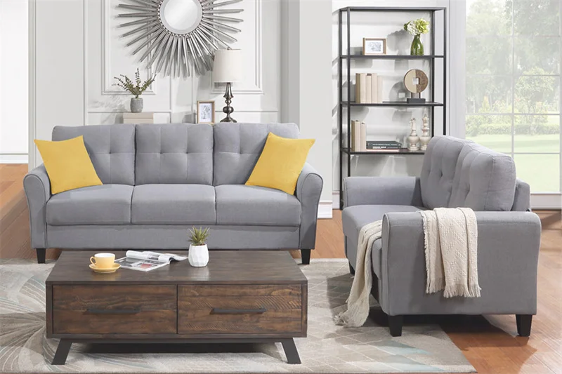 AL- Modern Style Cloth Living Room, Office Linen Sofa Cover, Combined Bed Sofa%