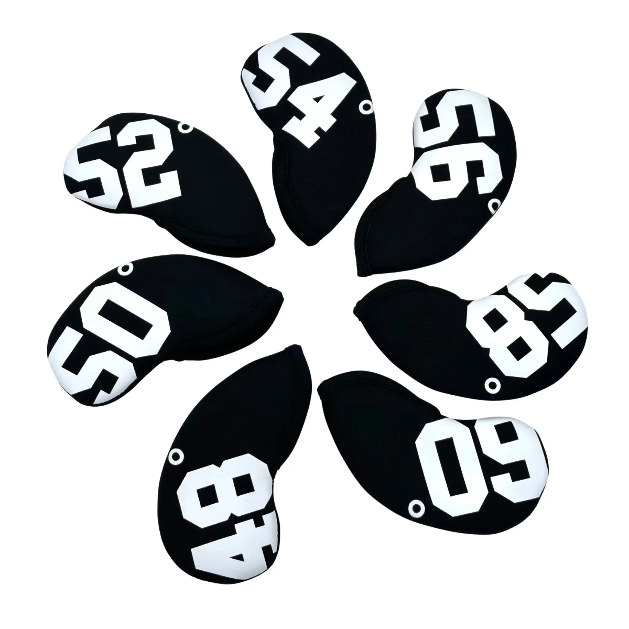 

Чехол на голову для гольф-клуба, простая песчаная клинья 48, ° - 60 ° Чехлы для утюгов с принтом, защитные чехлы для головы с утюгом для гольфа, аксессуары для гольфа