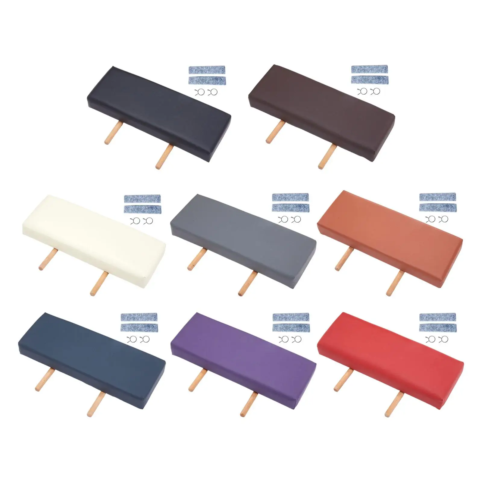 طول طاولة التدليك يمتد 51 × 19 × 6.5 سم قبضة قوية تناسب معظم الطاولات العملية