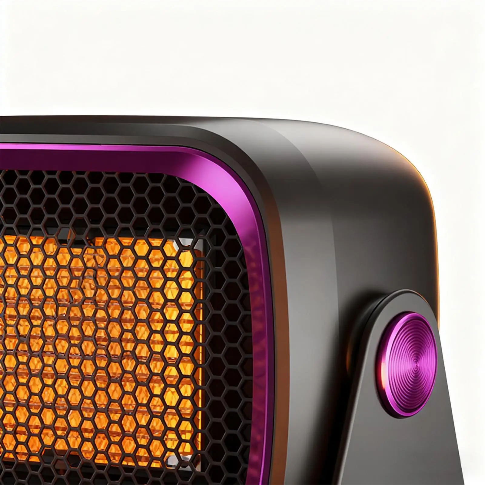 

Desk Heater 1200W Electric Tip Over Overheat Protection Portable Heater Energy Saving Heating Fan For Home Bedroom Living Room