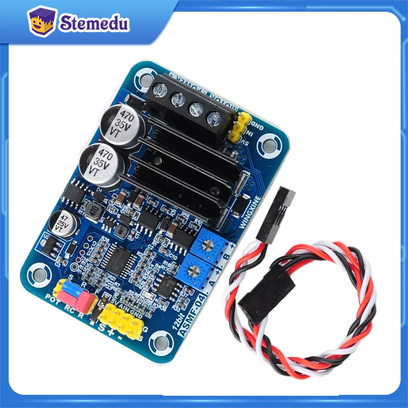 Nova atualização ASMF-03 ASMF-04 controlador de canal único 500nm alto torque diy servo peças para robô placa controle servo