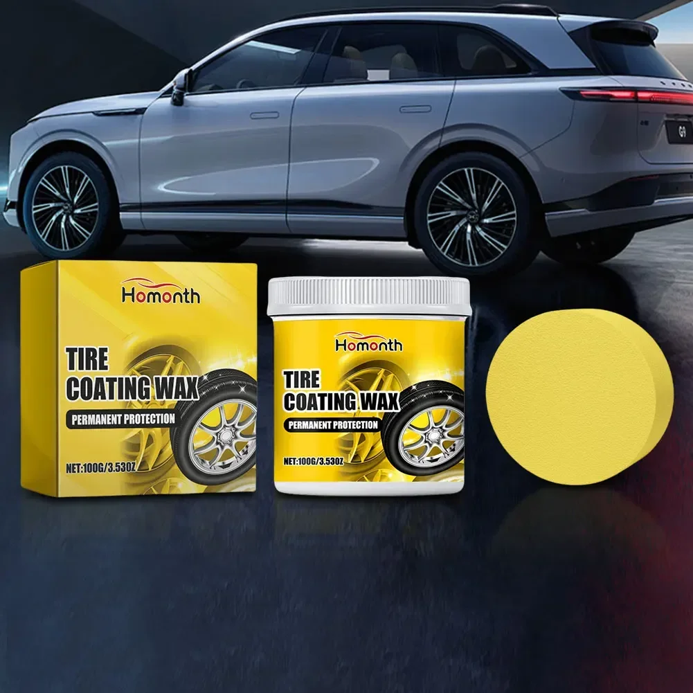 Tire Polishing Agent Car  Gloss and Shine Coating  Anti-Aging Car  Retreading and Film Plating Cream Dustproof