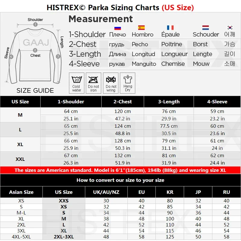 HISTREX Winter Parkas Jackets Hoody Men Hip Hop Tai Chi Skeleton Cotton Jacket Hoodies Loose Warm Coats Man Padded Parka Hoody