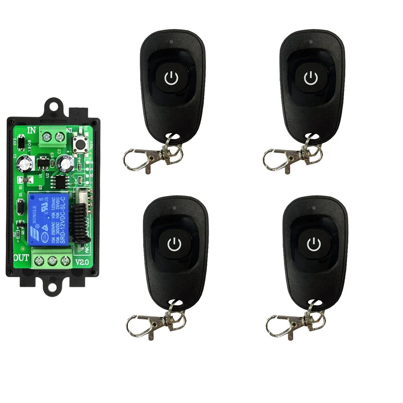 rele-inteligente-sem-fio-rf-de-1-canal-1ch-10a-433-mhz-para-multiplos-sistemas-dc-12v-24v-com-receptor-e-transmissor
