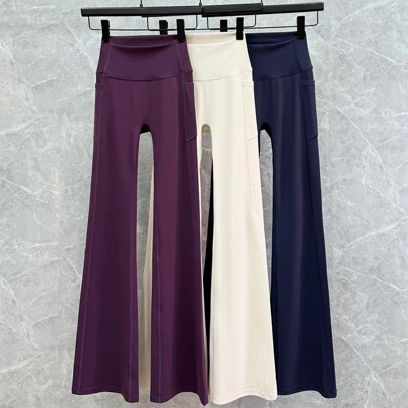 Hochgeschnittene Yoga-Hose für Damen, Mikro-Stretch, Fitness, Gym, Laufen, Po-Formend, Hüftliftend, Schlankmachende Leggings – Detail 12