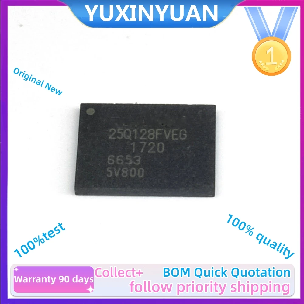 5Pcs/lot  W25Q128FVSG 25Q128FVSG  128FVSSIG SOP8 IC Chip in  STOCk 100%test 