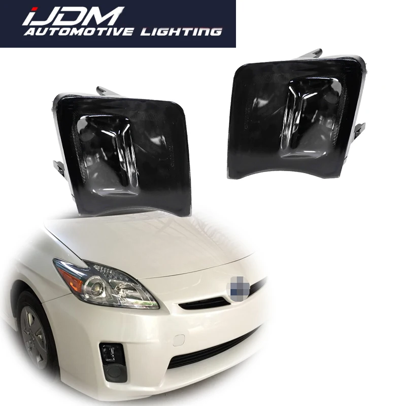 

For 2010 2011 Toyota Prius Smoked / Clear Lens Front Bumper Corner Turn Signal Light Cover Shells No Bulb/Socket Car Accessories