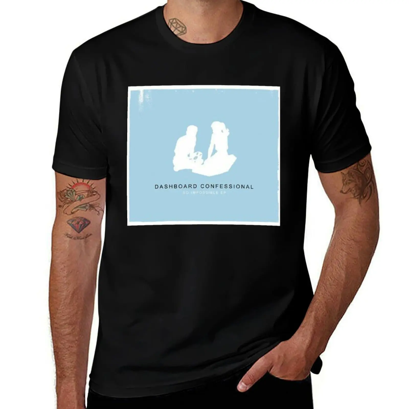 Dashboard Confessional So Impossible EP T-Shirt Anti-Wrinkle Short Sleeve T-Shirt