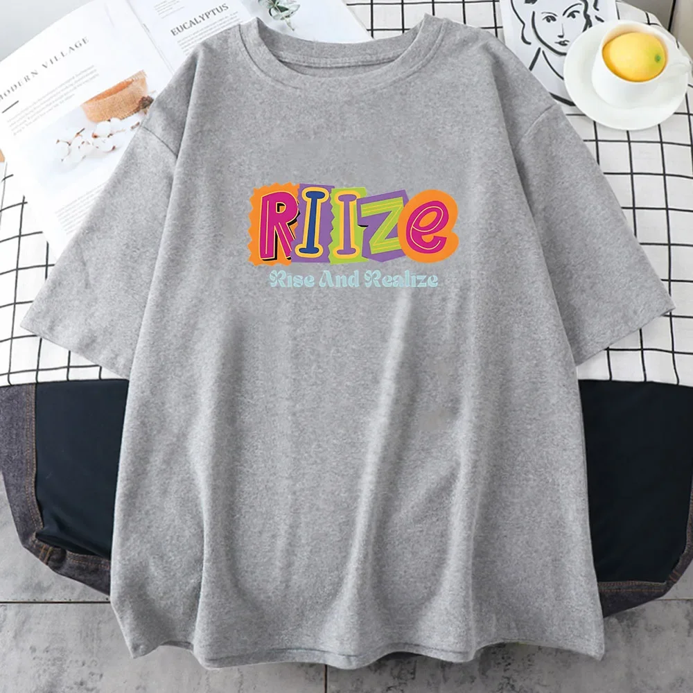 تي شيرت قطني بأكمام قصيرة للرجال من Love-Love ، موضة كورية ، طباعة فرقة الأولاد ، تيشيرتات ربيعية ، أو #5