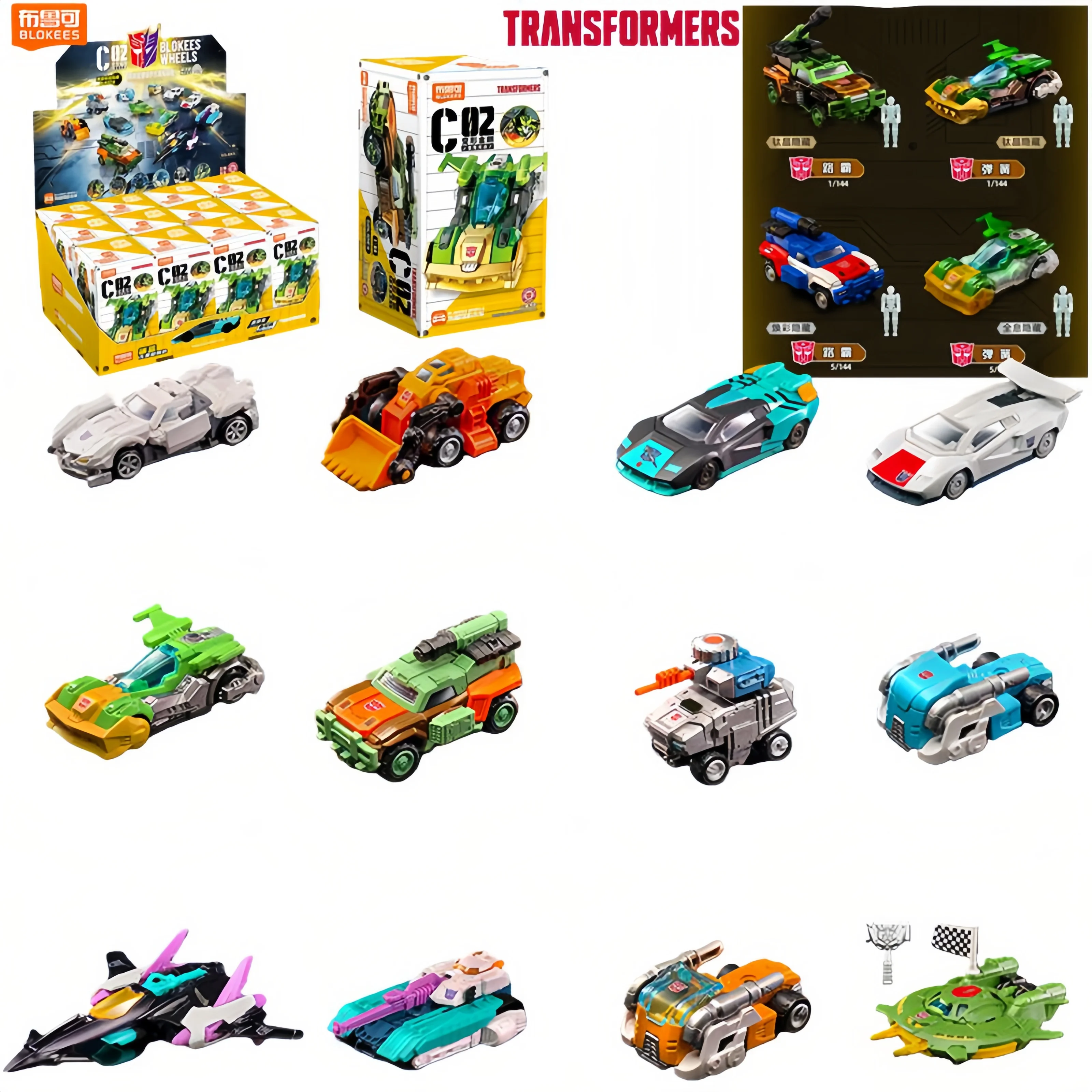 

Blokees Original Transformers Optimus Prime Megatron Rodimus Prime Series Blind Box Toy Collectible Toys Perfect Christmas Gift