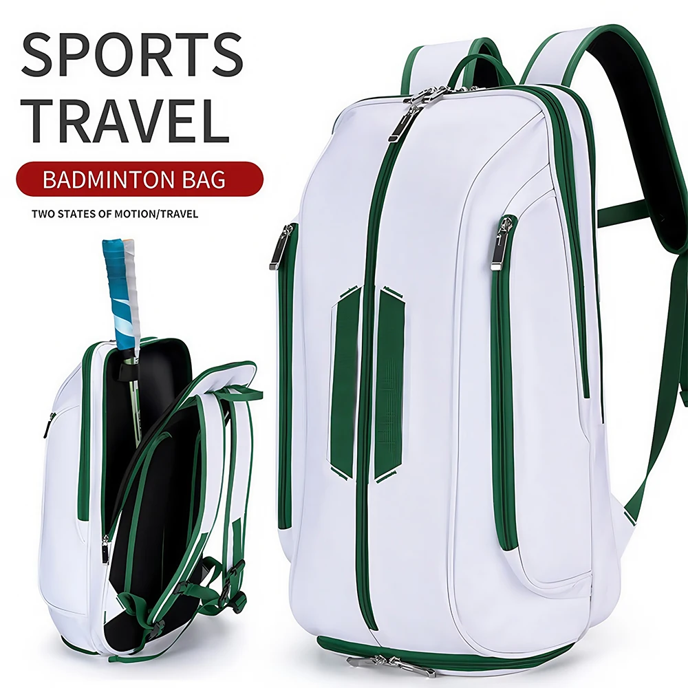 

1PCS Tennis Backpack Tennis Bag for Women Men - Tennis Bag Holds 2 Rackets, Badminton Squash, Pickleball Paddles Balls