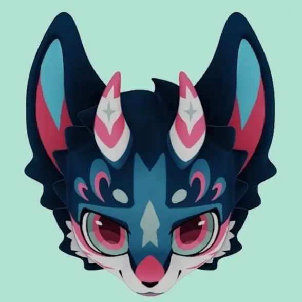3D Printing Realistic Style Kemono Fursuit Headbase Furry Cosplay Costumes Accessories Cosplay Kigurumi Base Mask Kemono
