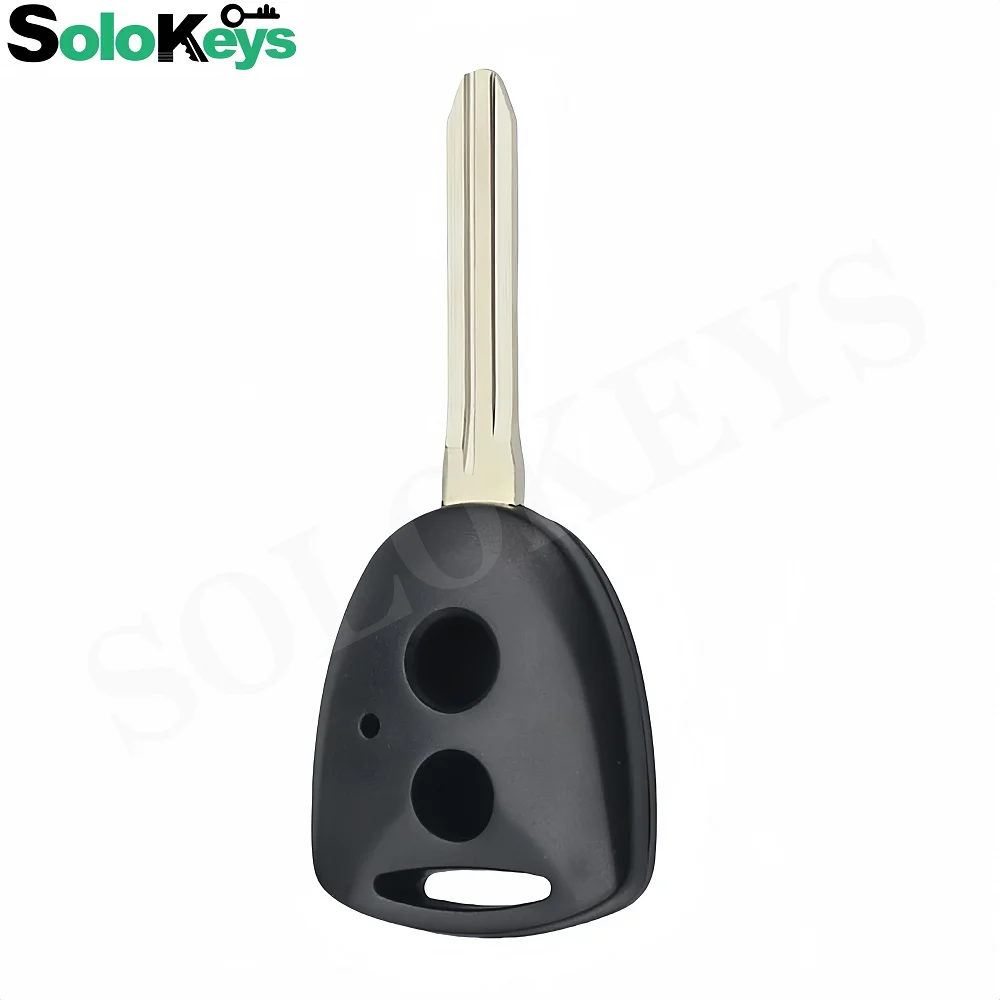 SOLOKEYS High Quality Car Remote Key Shell For Toyota Wigo Axia Avanza Daihatsu Xenia Alza Myvi Replacement Housing Toy43 Blade