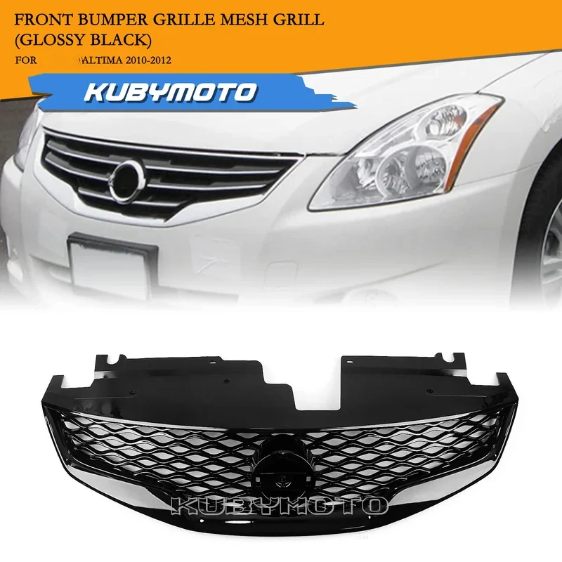 

Front Grille Racing Grill Hood Center Intake Grid Altima 2010 2011 2012 Upper Bumper Grilles Mesh Grill Kit