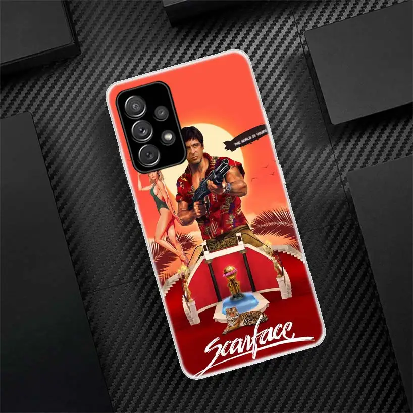 Scarface 1983 Film Al Pacino Movie Phone Case For Samsung Galaxy A55 A54 A52 A53 A15 A14 A12 A13 A25 A24 A22 A23 A35 A34 A32 A33