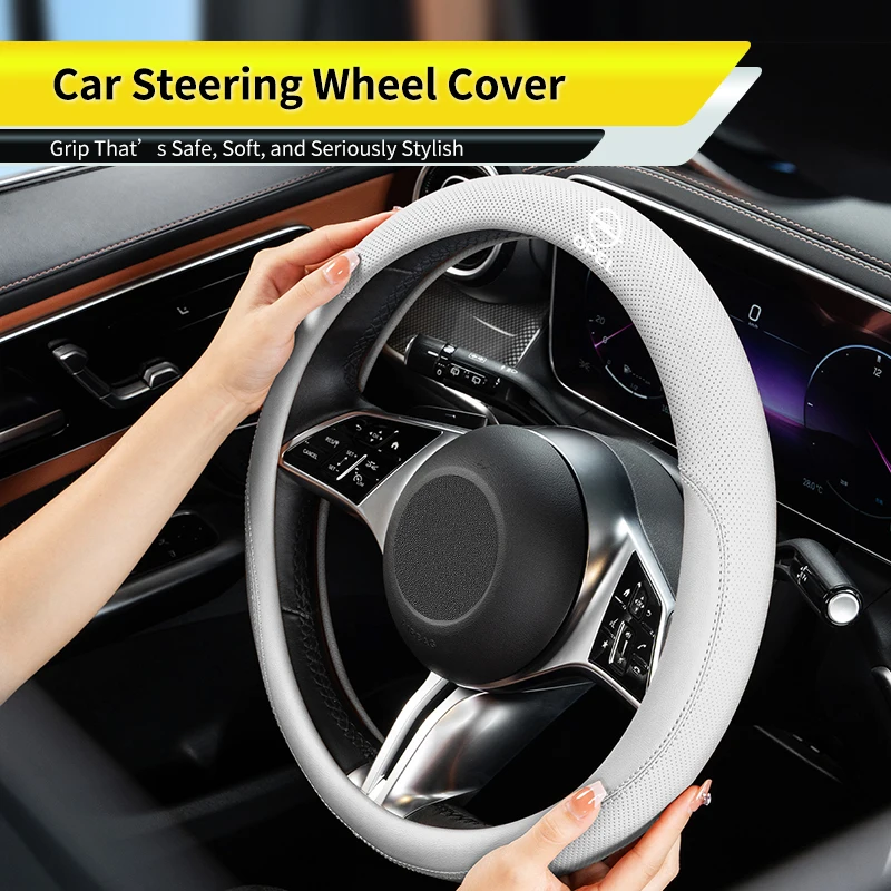 Nappa Leather Car Steering Wheel Cover ,Non-slip, Breathable For Opel Corsa Astra Insignia Vectra Zafira Meriva Mokka Grandland - view 2
