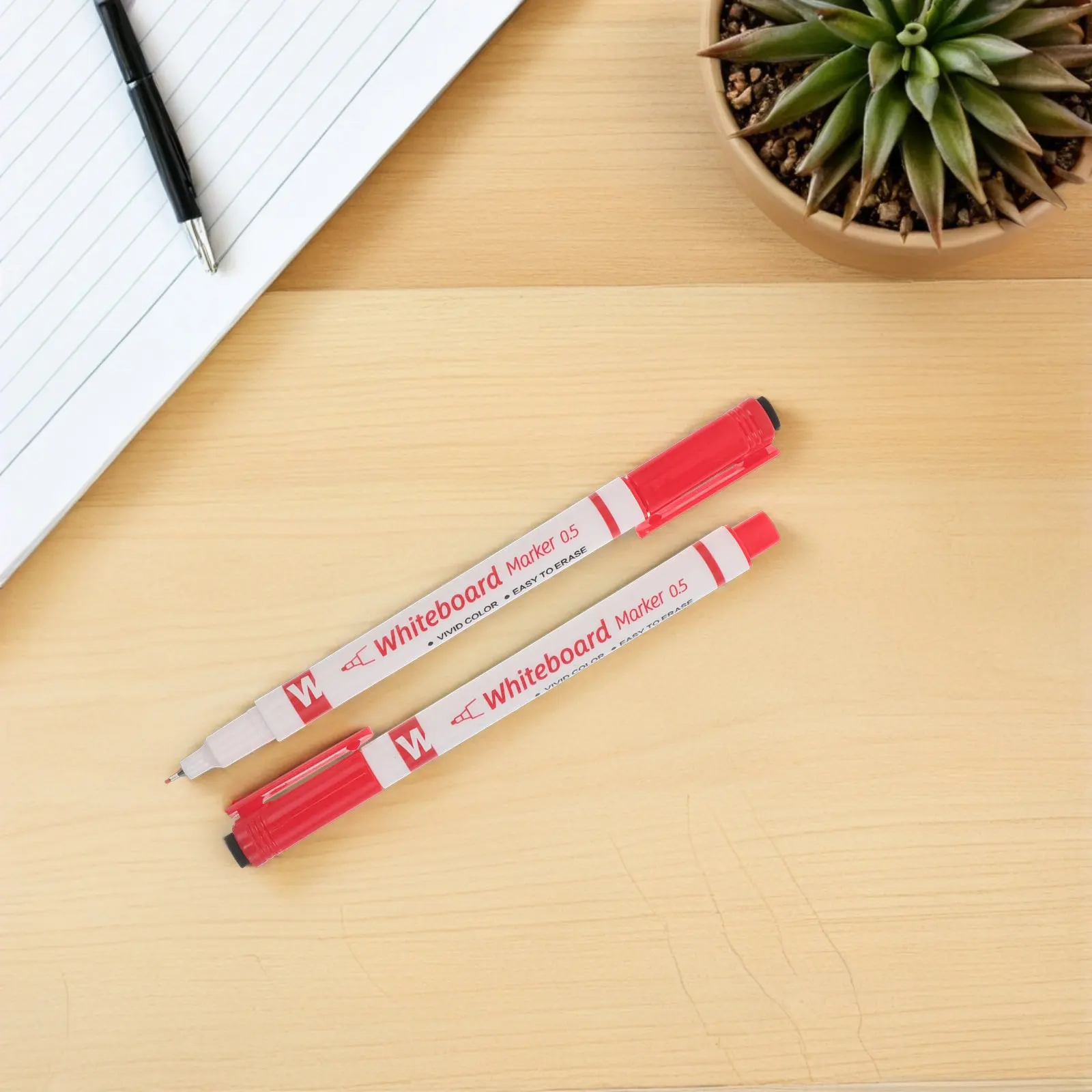 20Pcs Whiteboard Markers Fine Tip Ultrafine Dry Erase Pens Washable Erasable Colored Markers Classroom Office Writing Drawing
