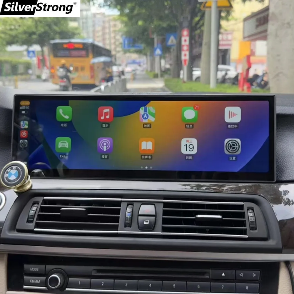 14.9inch New OEM Design Car Stereo Multimedia For BMW X6 X5 Series F15 F16 2014-2019 2560*720 IN-CELL IPS Screen 8+256G Carplay