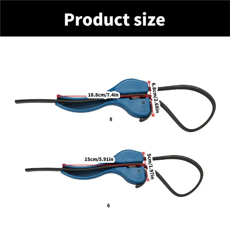 A19F-Adjustable Strap Wrench Multipurpose Rubber Belt Tool Not Slip Grip Removal Simple Use For Plumbing