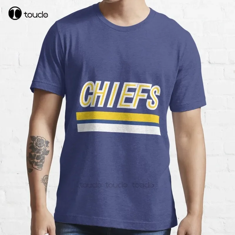 New Charlestown Chiefs T-Shirt Cotton Men Tee Shirt cute t shirts Custom aldult Teen unisex digital printing Tee shirt