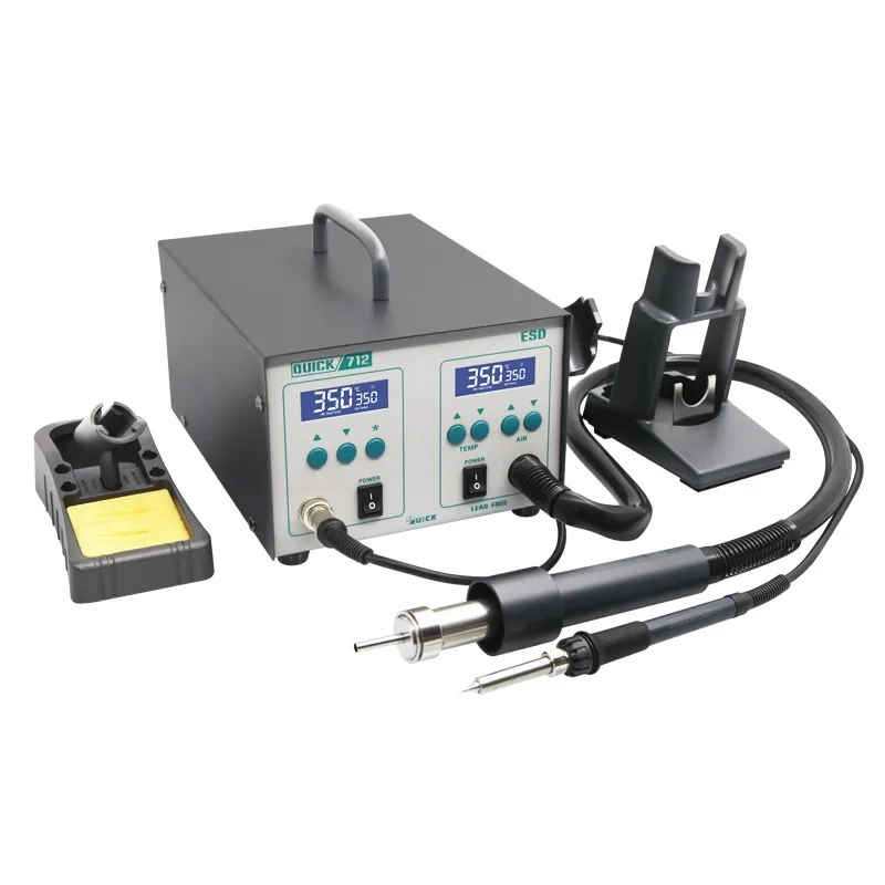 713 welding table hot air tin suction gun three-in-one 712 welding table air gun two-in-one dismantling and repairing table