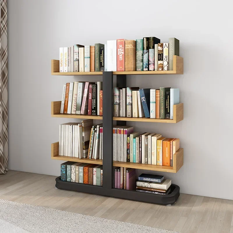 Floor Bookcase Shelf Book Shelves Corner Books Wooden Library Magazine Rack Kids Bookshelf Display Estante Stand Furniture