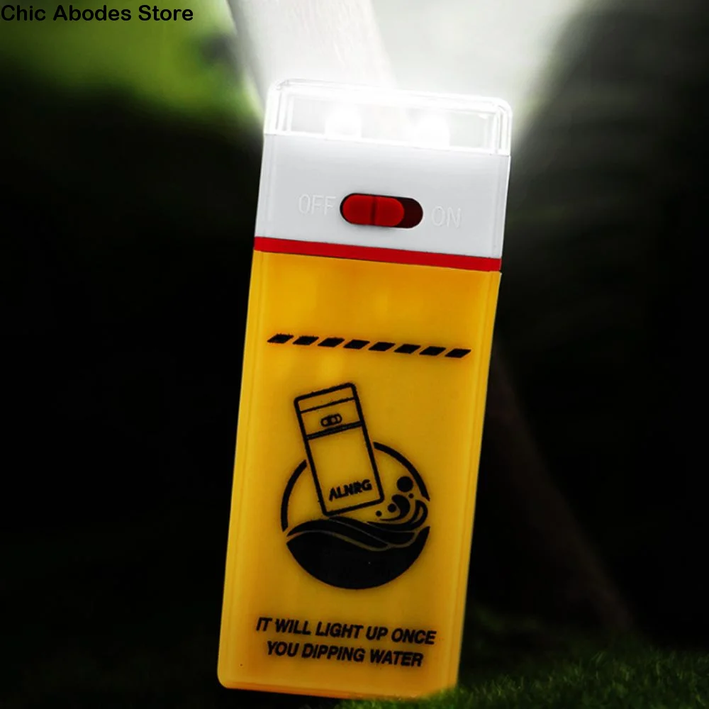 

LED Light Emergency Saline Water Lamp Water-Resistant Small Size Outdoor Emergency Lamp No Charging Required Maintenance-Free