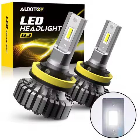 AUXITO 2Pcs 12000LM H8 H11 H9 Car LED Headlight Bulbs Fanless H4 High Low Beam 9005 HB3 9006 HB4 Car Driving Lamp 6500K White