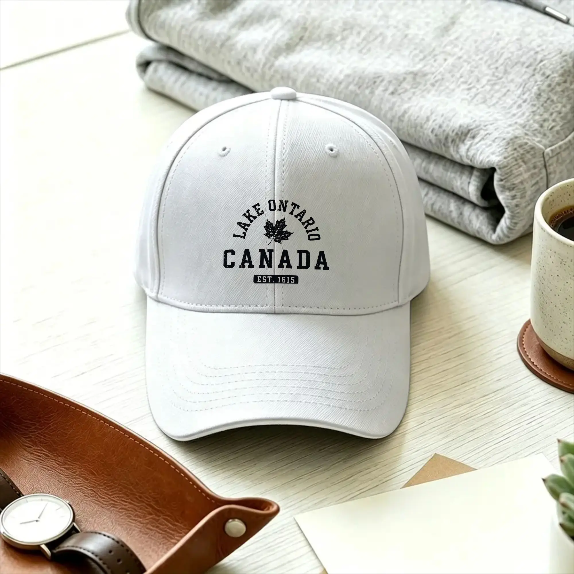 Lake Ontario Canada Baseball Cap  Men Women Print Trucker Hat Summer Street Style Outdoor Sport Sun-Proof Baseball Caps