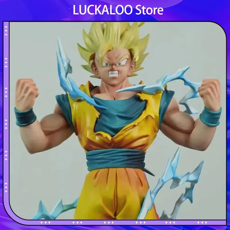 

Dragon Ball Super Saiyan 2 Goku Action Figure Pvc Collectible Model Desktop Decoration Anime Periphery Gift For Anime Collectors