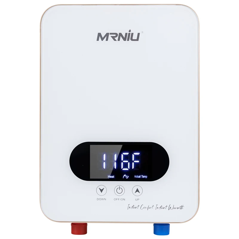

240V 6000W Instant Electric Tankless Water Heater Shower Bathroom Bath Water Heater Temperature Automatica Household Hotel chao1